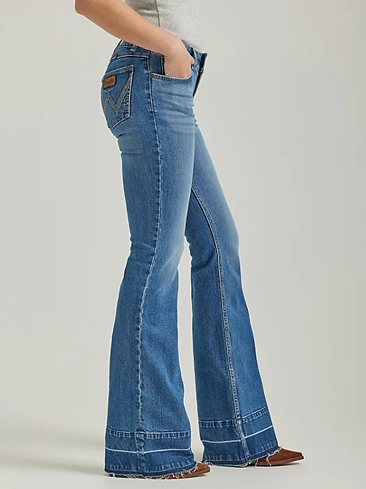 Wrangler Retro Mae Released Hem Trouser