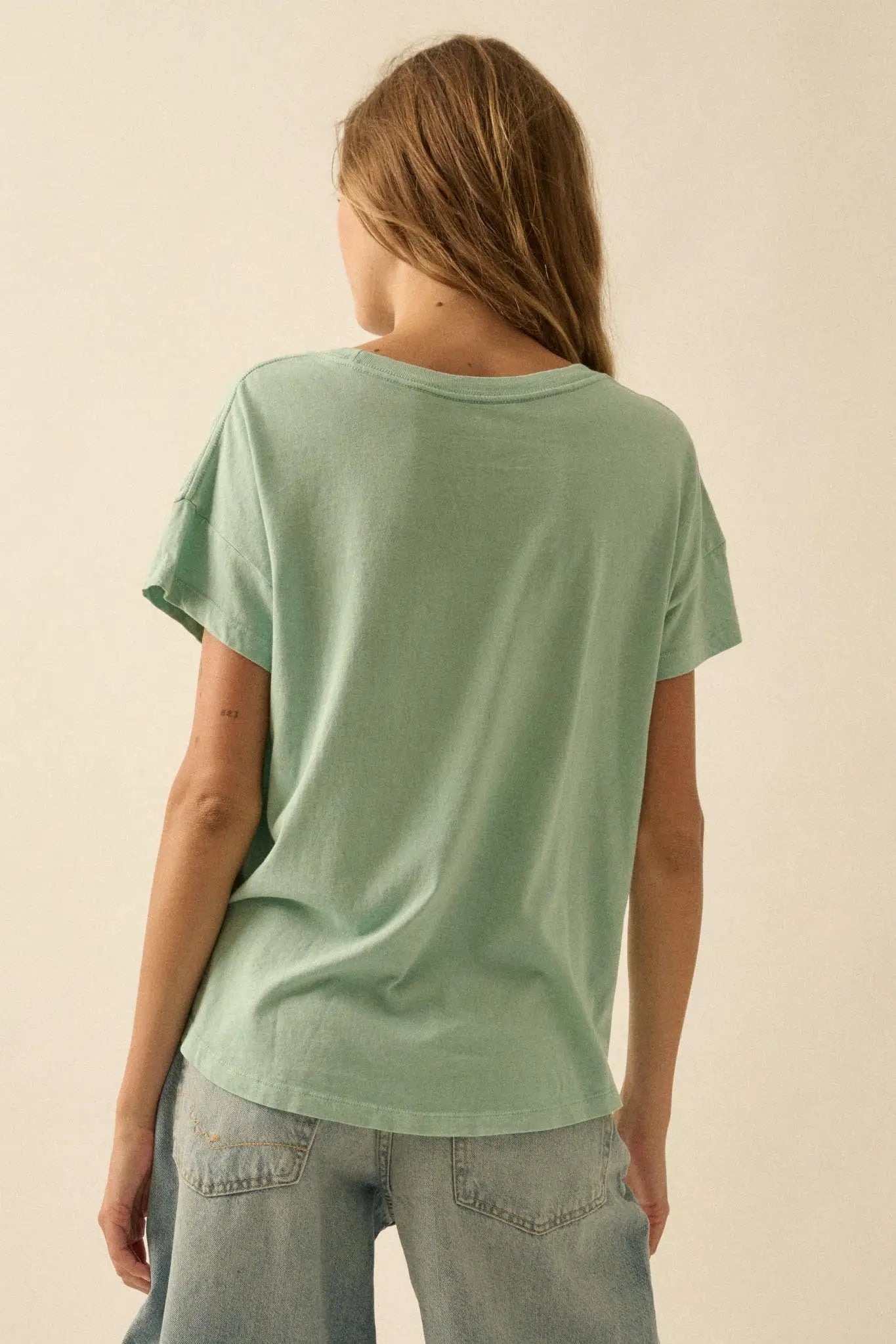 Palm Tree Party Vintage-Wash Graphic Tee