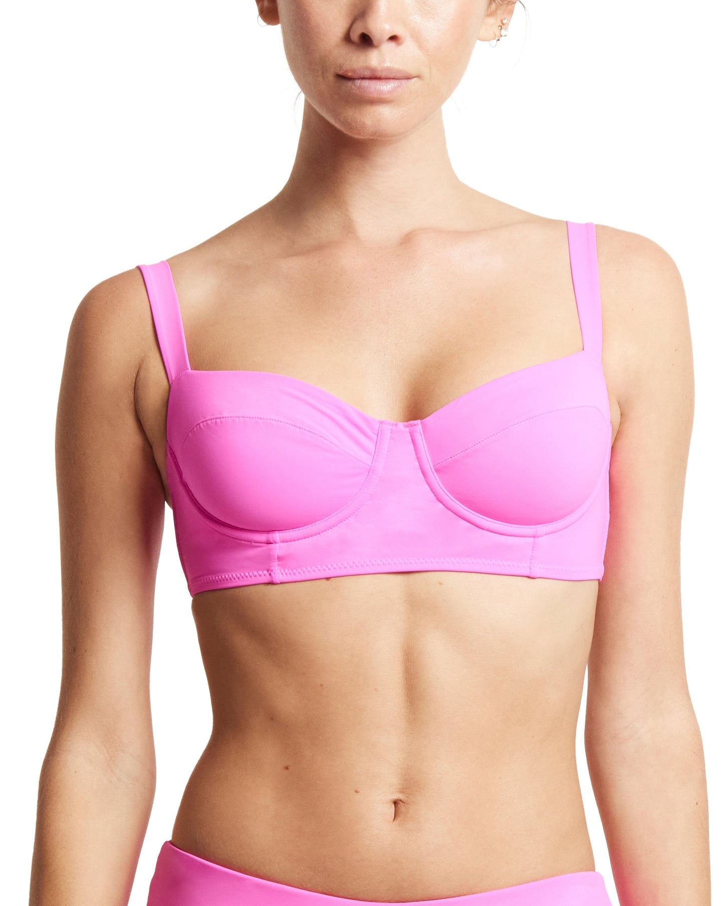 Balconette Bikini Swimsuit Top Unapologetic Pink