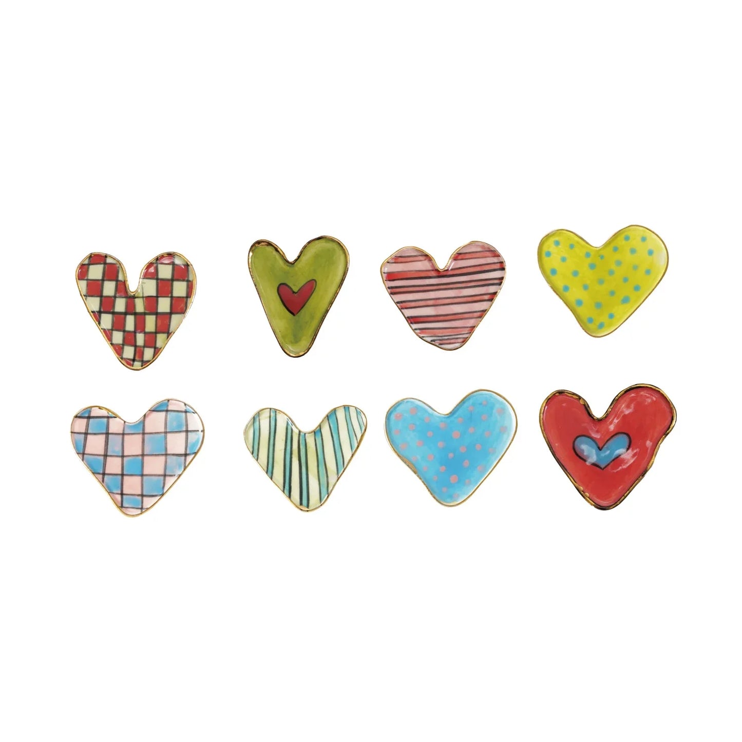 Stripe Heart Magnet