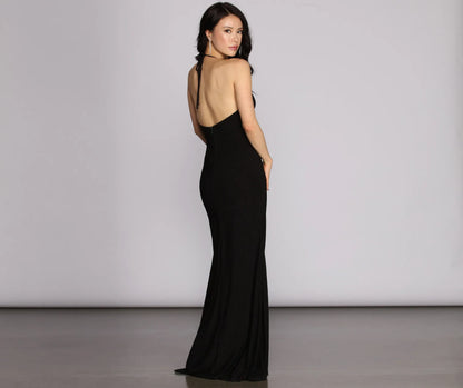 Abigail Formal High Slit Dress