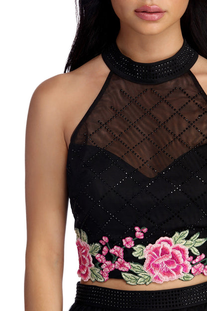 Alisa Floral Two Piece Dress