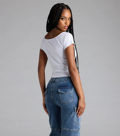 28 Crop Graphic Tee