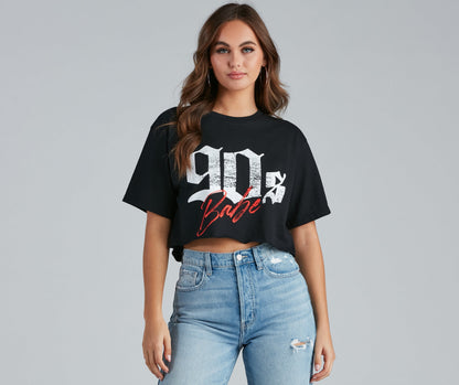 90's Babe Crop Tee
