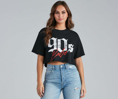90's Babe Crop Tee