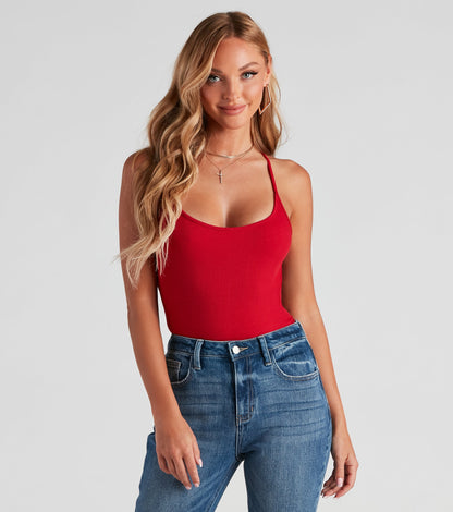 All About The Basics Knit Bodysuit