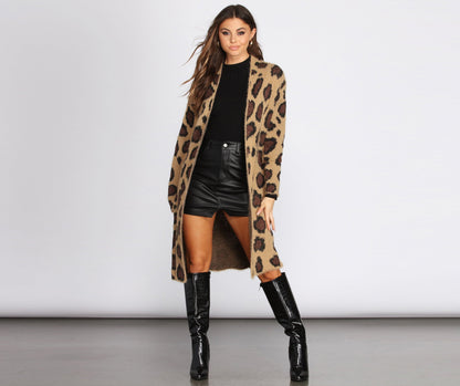 A Long Time Obsession Leopard Cardigan