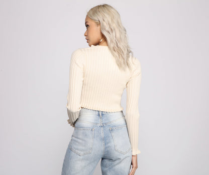 Add Some Flair Cropped Cardigan