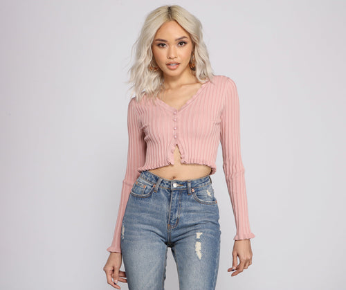 Add Some Flair Cropped Cardigan