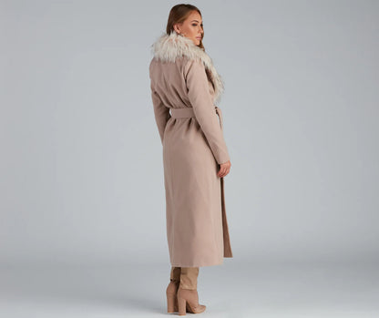 A Formal Affair Faux Fur Jacket