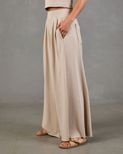 Casual Theory Pleated Mid Rise Pants