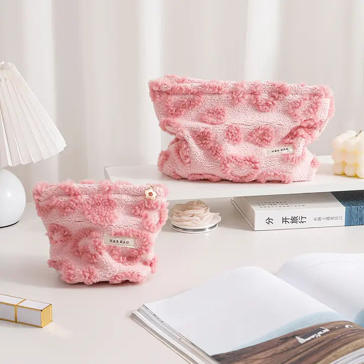 Small Cute Heart Makeup Bag