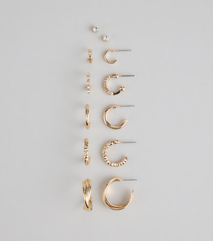 All About The Hoops Earring Set