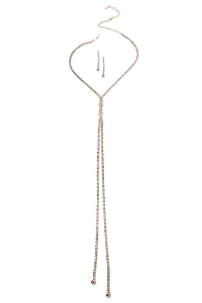 A Twist Of Rhine Necklace Set