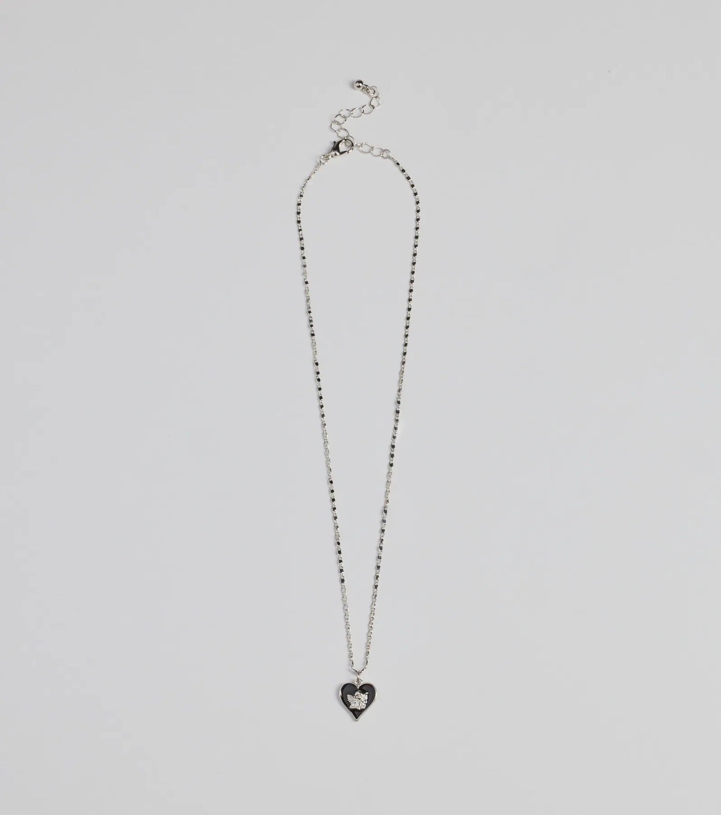 Adorable Vibe Angel Heart Charm Necklace