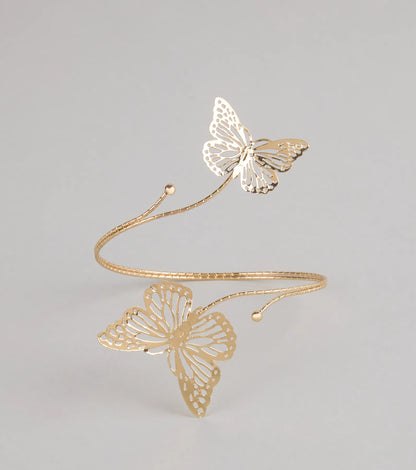Airy Aura Butterfly Arm Cuff