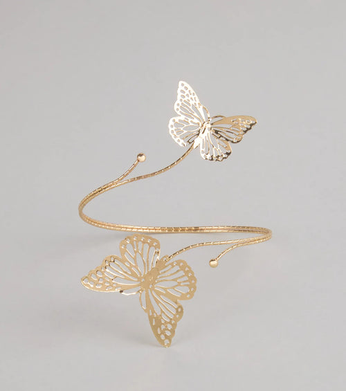 Airy Aura Butterfly Arm Cuff