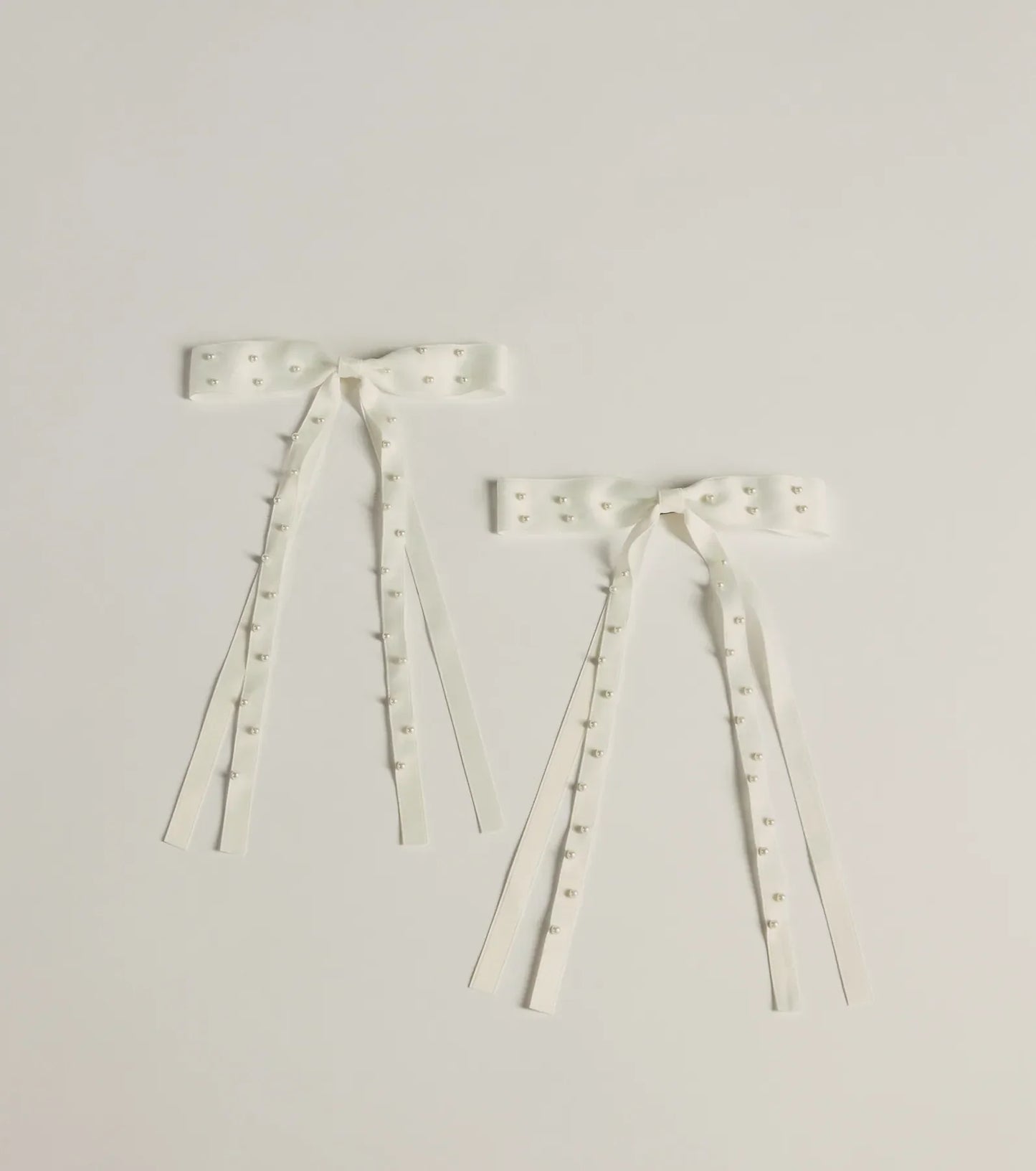 Adorable Vibes Pearl Hair Bow Set