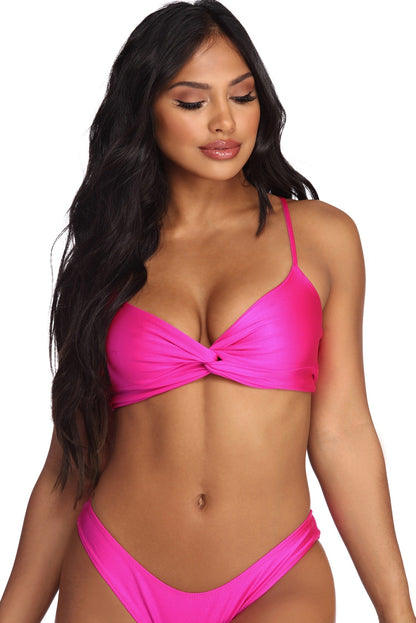 A Little Knotty Swim Top
