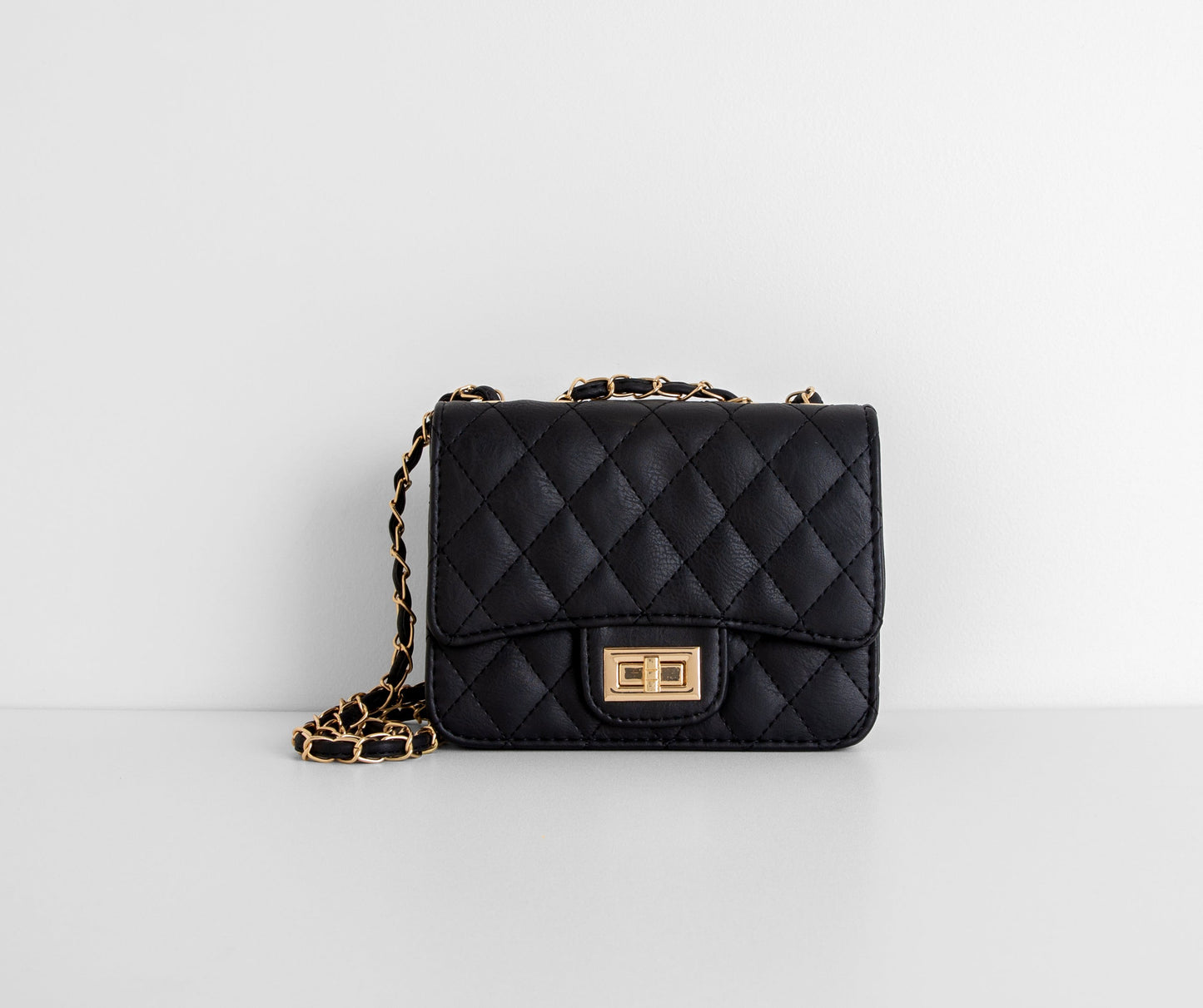 A New York Minute Faux Leather Crossbody Purse