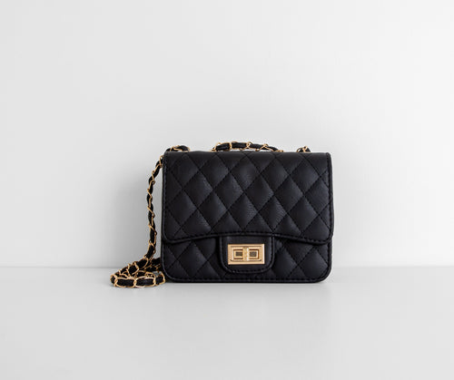 A New York Minute Faux Leather Crossbody Purse