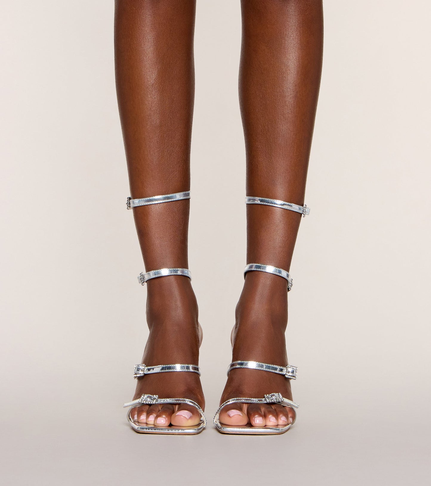 About Tonight Caged Stiletto Heels