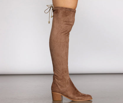 Above Basic Over The Knee Boots