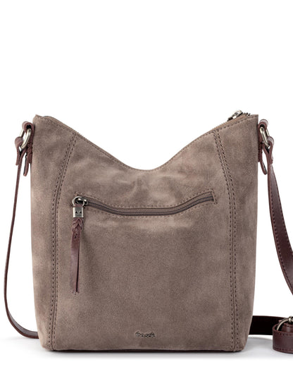 Ashland Crossbody - Leather - Mushroom Suede
