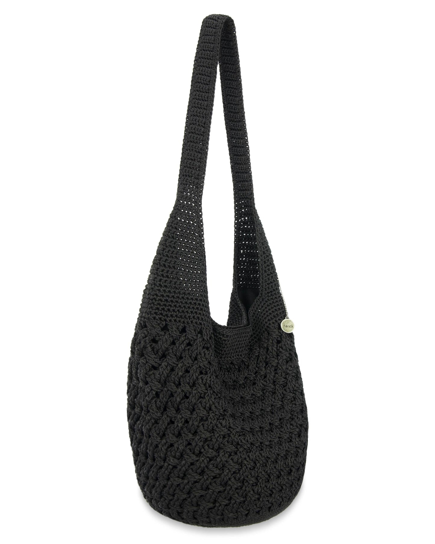 120 Hobo - Hand Crochet - Black Cozy Weave