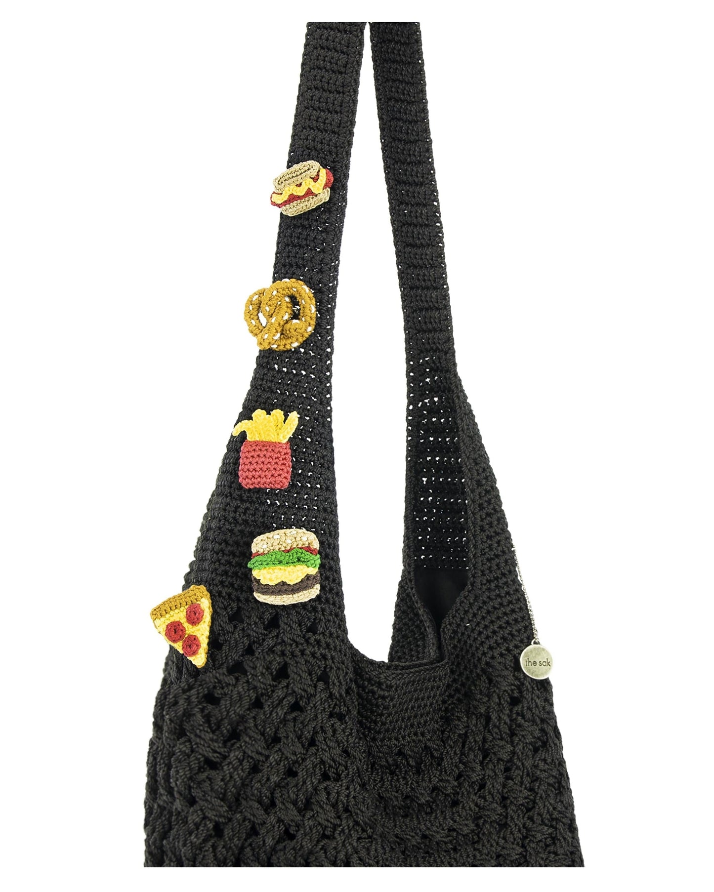 120 Hobo - Hand Crochet - Black Cozy Weave