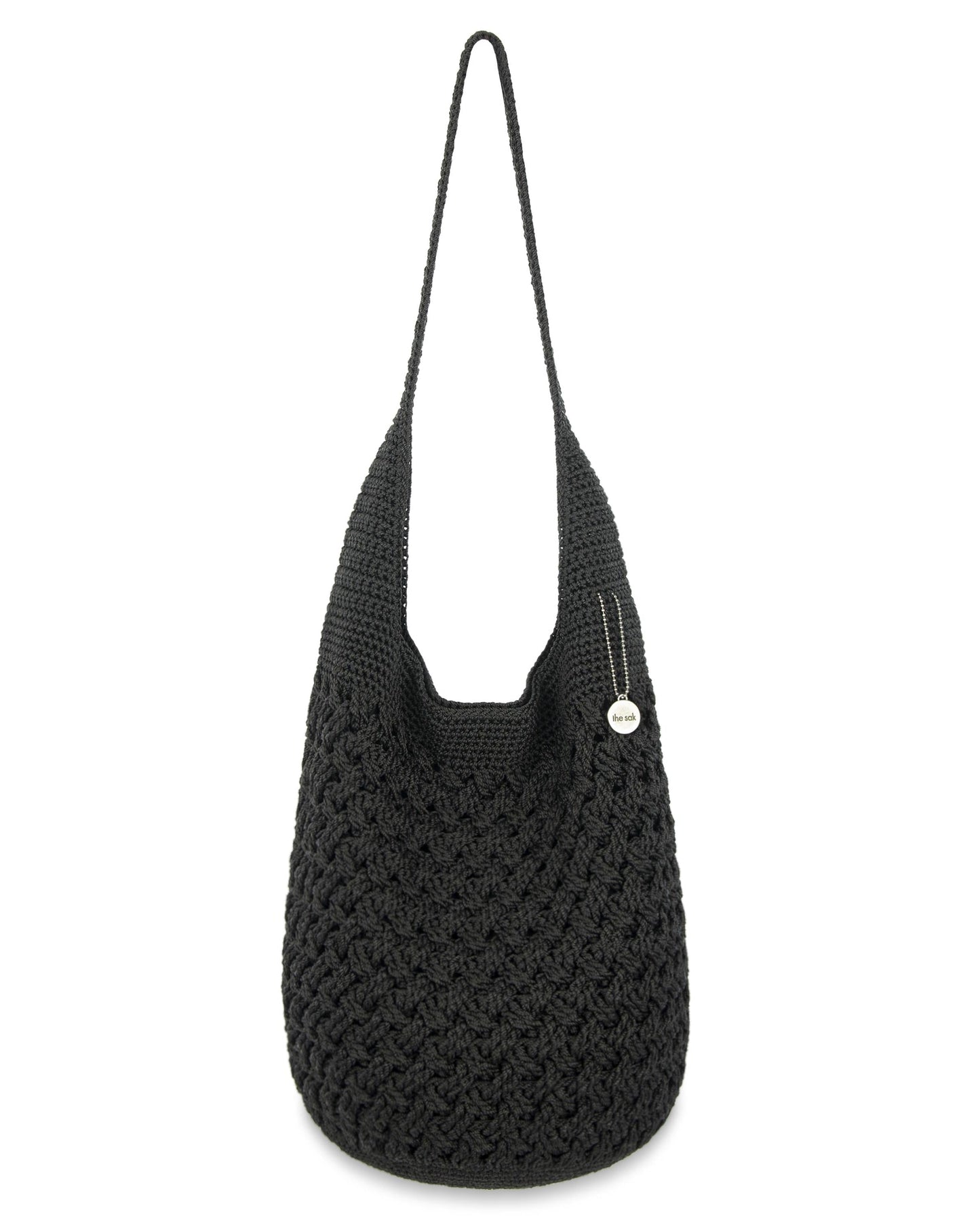 120 Hobo - Hand Crochet - Black Cozy Weave