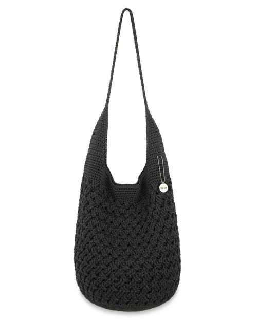120 Hobo - Hand Crochet - Black Cozy Weave