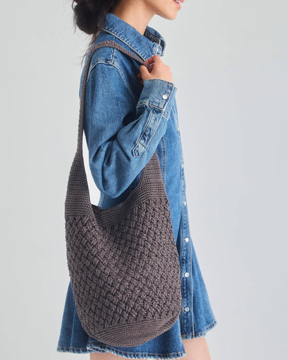 120 Hobo - Hand Crochet - Mushroom Cozy Weave