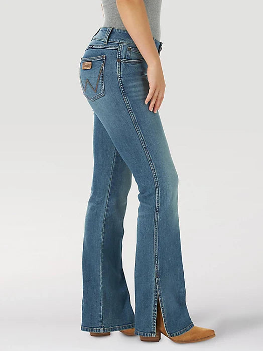 Wrangler Retro Mae Side Slit Riley Bootcut Jean