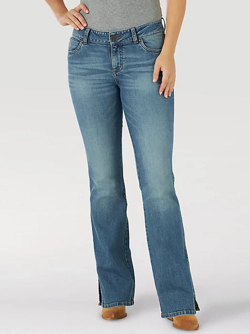 Wrangler Retro Mae Side Slit Riley Bootcut Jean