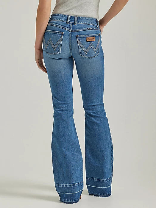Wrangler Retro Mae Released Hem Trouser