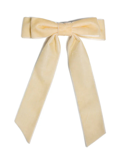 Velvet Bow Hair Clip