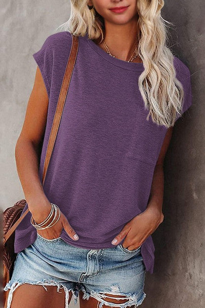 SIMPLE OVERFIT POCKET TEE