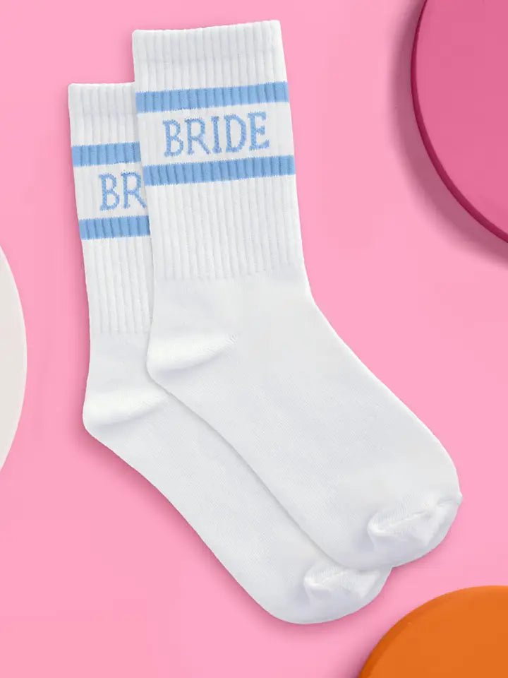 Something Blue Bride Socks