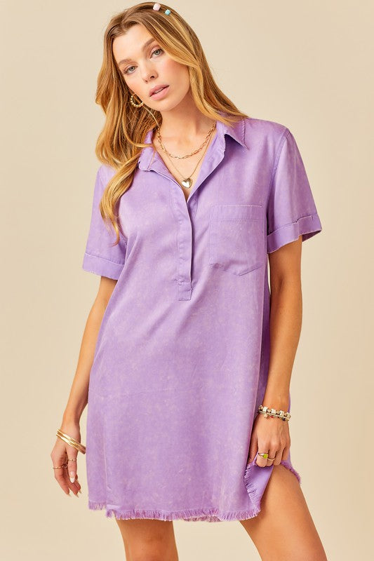 Washed Away Mini Dress