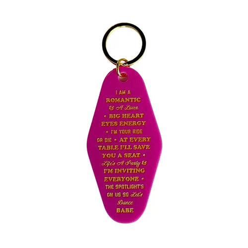 The Lover Mantra Keytag