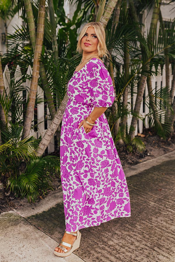 Floral Oasis Maxi Skirt Curves