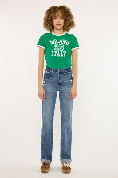 True Denim Straight Jeans