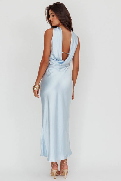 Seraphina Satin Maxi Dress