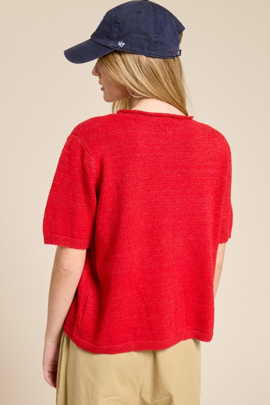 Spring Staple Knit Top