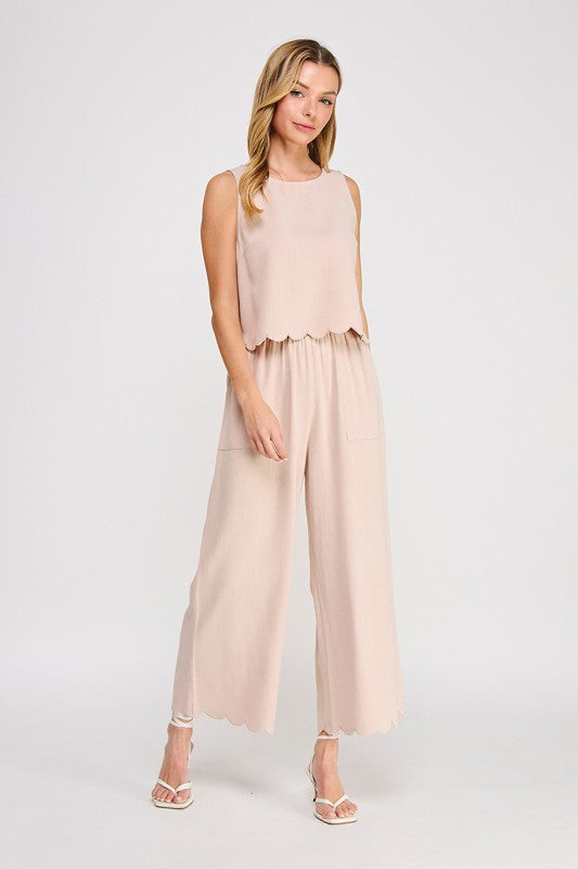 Sunday Stroll Linen Top