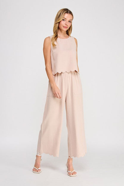 Sunday Stroll Linen Top