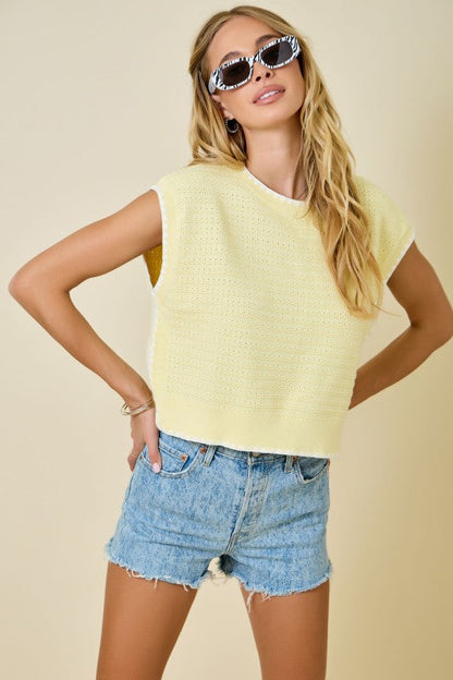 Spring Ahead Knit Top