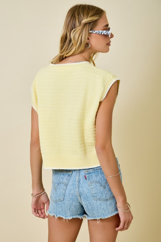 Spring Ahead Knit Top