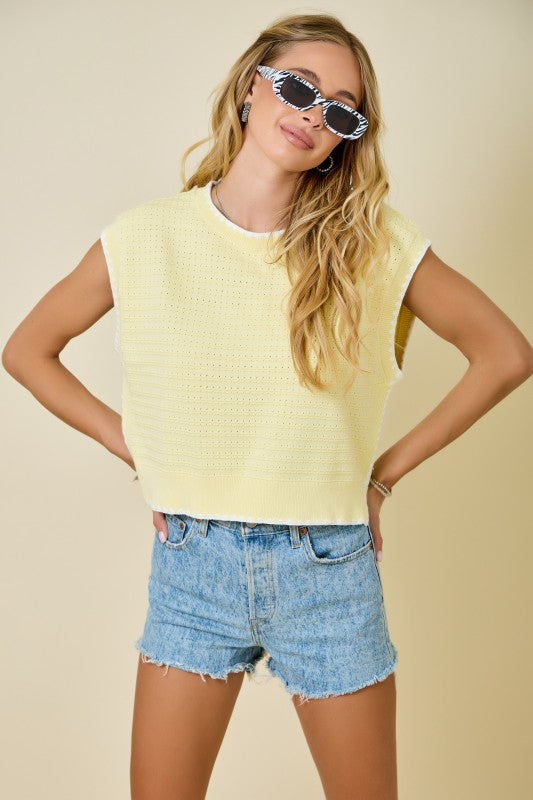 Spring Ahead Knit Top